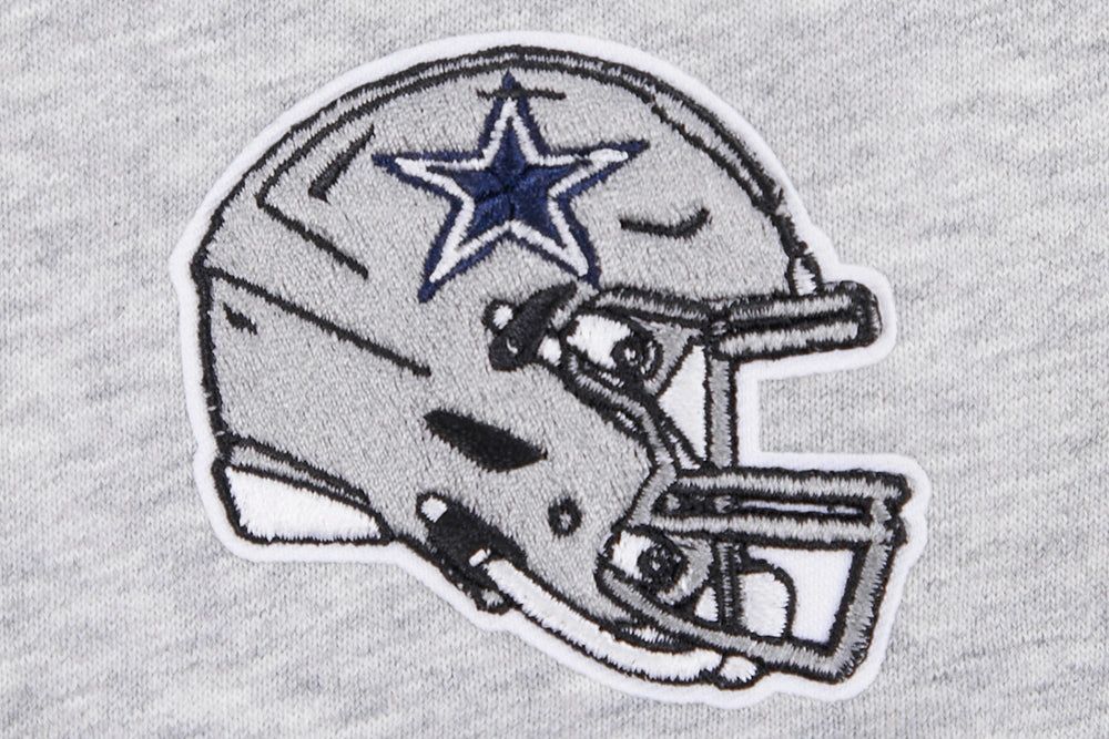NFL DALLAS COWBOYS CLASSIC WOMEN'S PULLOVER HOODIE (HEATHER GREY)