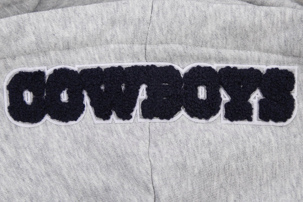 NFL DALLAS COWBOYS CLASSIC WOMEN'S PULLOVER HOODIE (HEATHER GREY)
