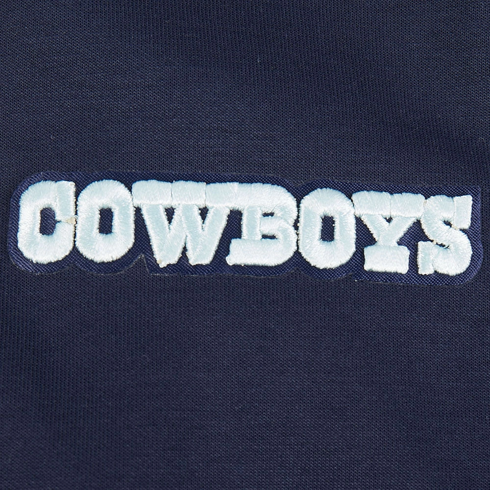NFL DALLAS COWBOYS COUNTRY CLUB WOMEN'S DOUBLE KNIT CREWNECK (MIDNIGHT NAVY)