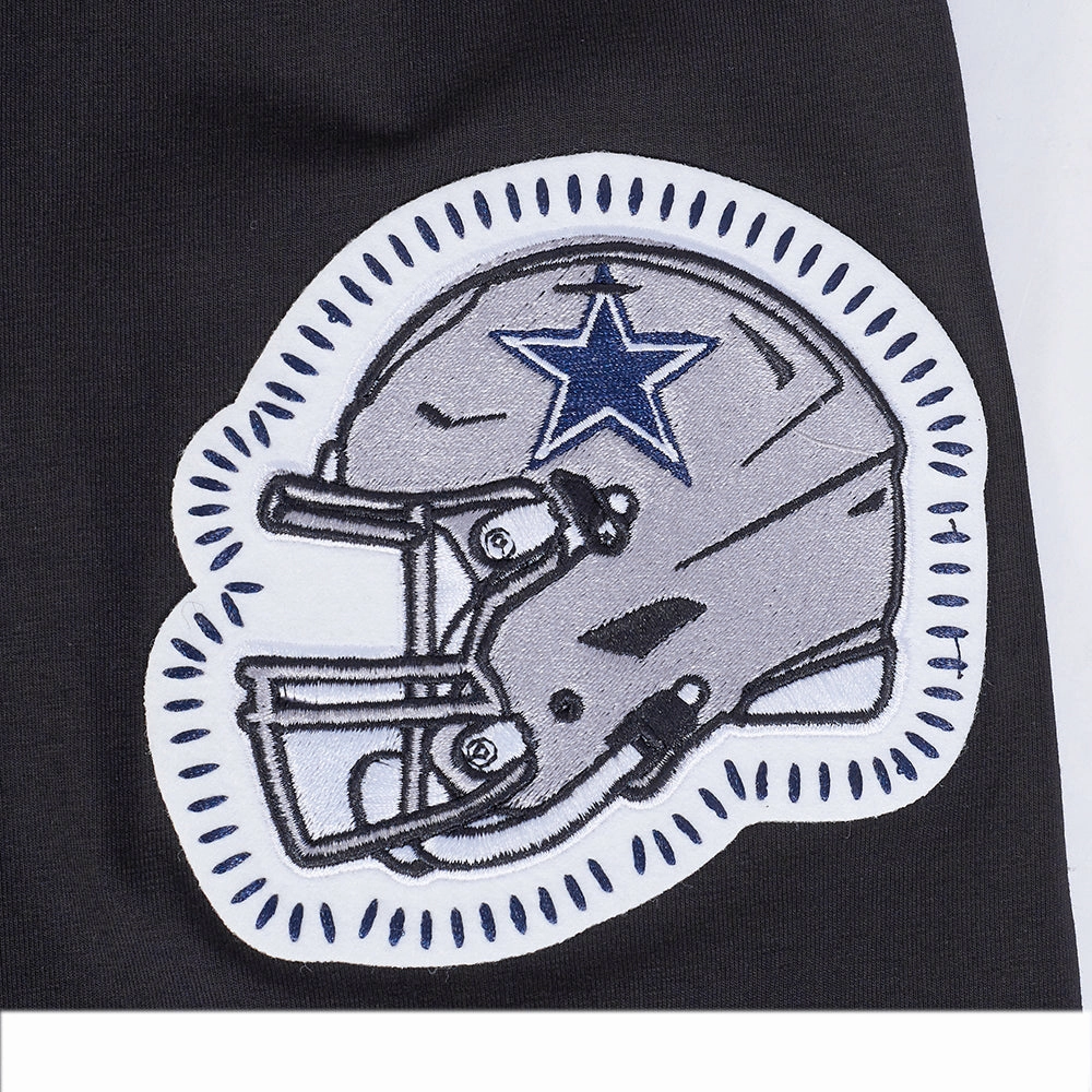 NFL DALLAS COWBOYS DIY PICK STITCH MEN'S SINGLE JERSEY TEE (BLACK)