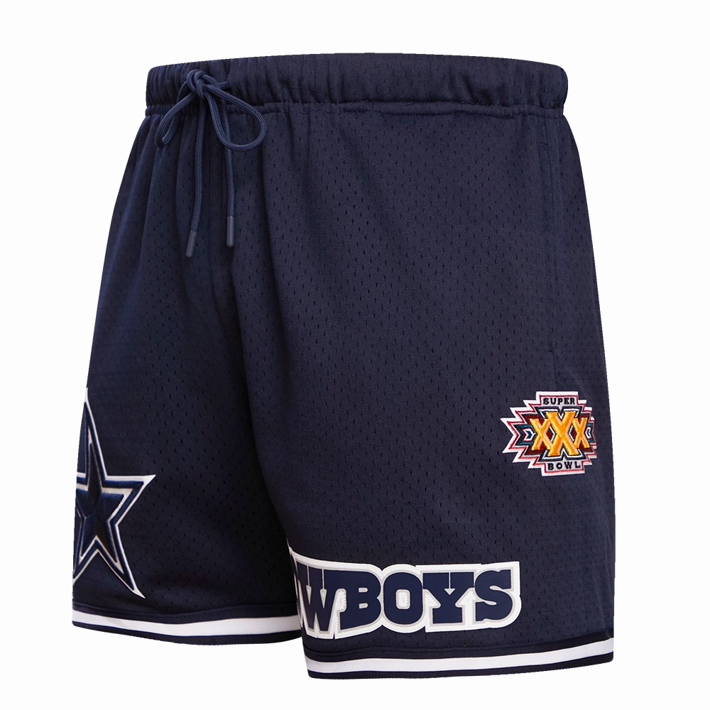 NFL DALLAS COWBOYS LOGO CLASSIC MESH MEN'S SHORT (MIDNIGHT NAVY)
