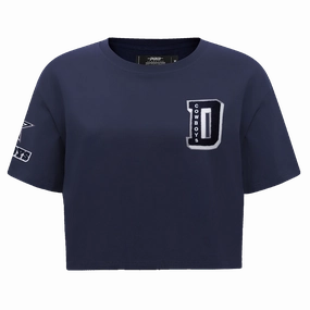 NFL DALLAS COWBOYS MASHUP WOMEN'S BOXY TEE (MIDNIGHT NAVY)