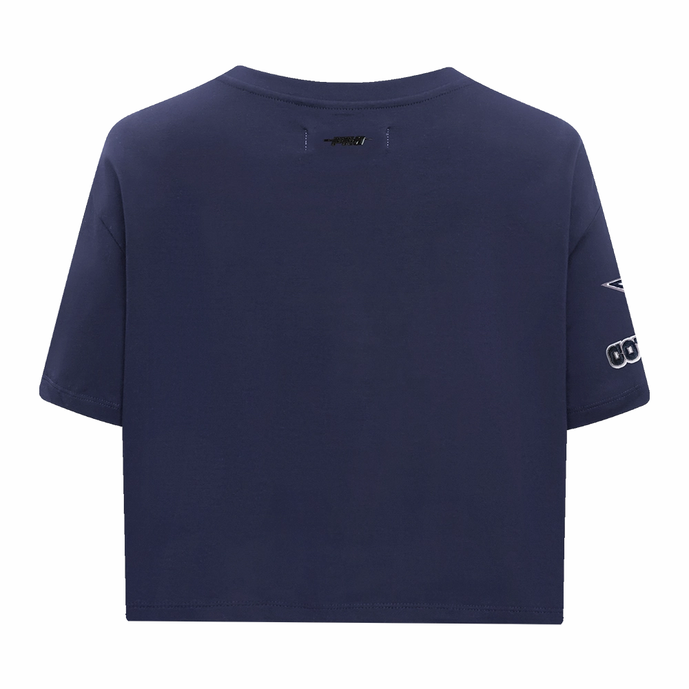 NFL DALLAS COWBOYS MASHUP WOMEN'S BOXY TEE (MIDNIGHT NAVY)