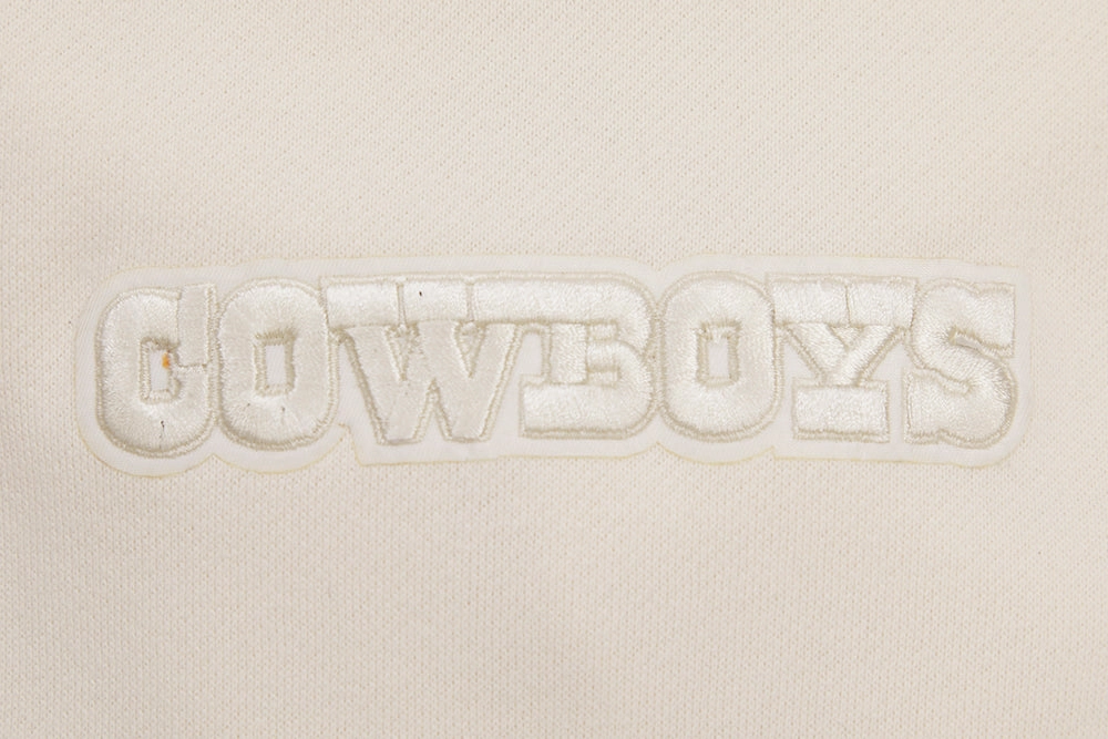 NFL DALLAS COWBOYS NEUTRAL DROP SHOULDER MEN'S CREWNECK (EGGSHELL)