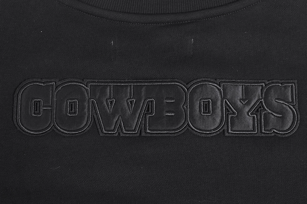 NFL DALLAS COWBOYS NEUTRAL WOMEN'S CREWNECK (BLACK)