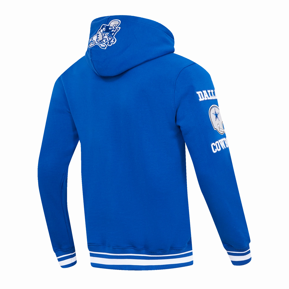 NFL DALLAS COWBOYS RETRO CLASSIC MEN'S PULLOVER HOODIE (DOGERS BLUE)