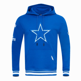 NFL DALLAS COWBOYS RETRO CLASSIC MEN'S PULLOVER HOODIE (DOGERS BLUE)