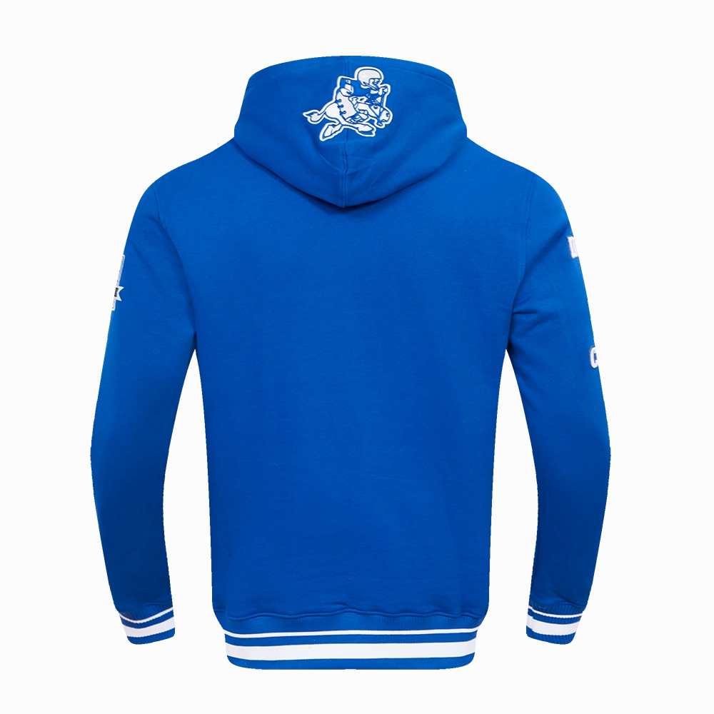 NFL DALLAS COWBOYS RETRO CLASSIC MEN'S PULLOVER HOODIE (DOGERS BLUE)