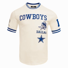 NFL DALLAS COWBOYS RETRO CLASSIC MEN'S TEE (EGGSHELL/DODGER BLUE)