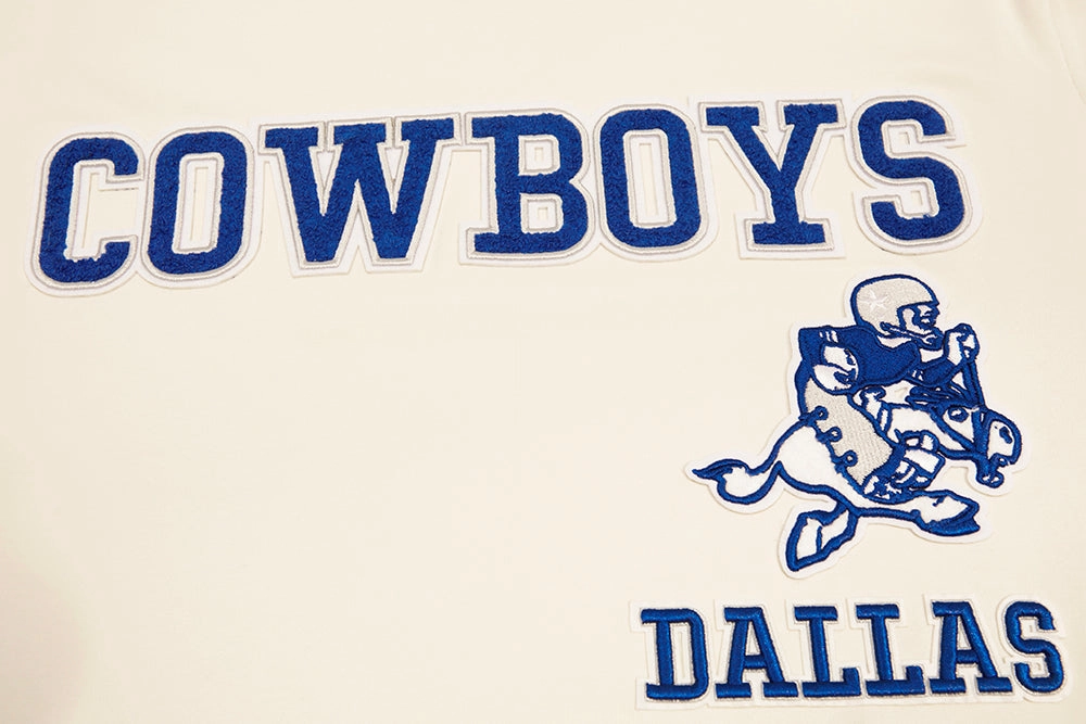NFL DALLAS COWBOYS RETRO CLASSIC MEN'S TEE (EGGSHELL/DODGER BLUE)
