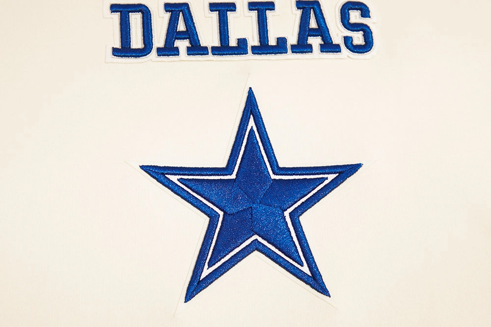 NFL DALLAS COWBOYS RETRO CLASSIC MEN'S TEE (EGGSHELL/DODGER BLUE)