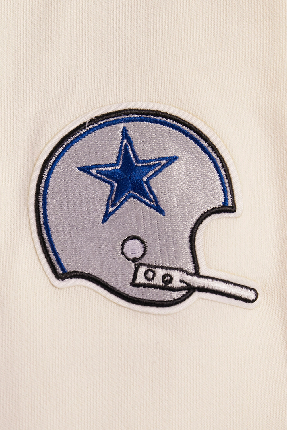 NFL DALLAS COWBOYS RETRO CLASSIC WOMEN'S CREWNECK (EGGSHELL/DODGER BLUE)