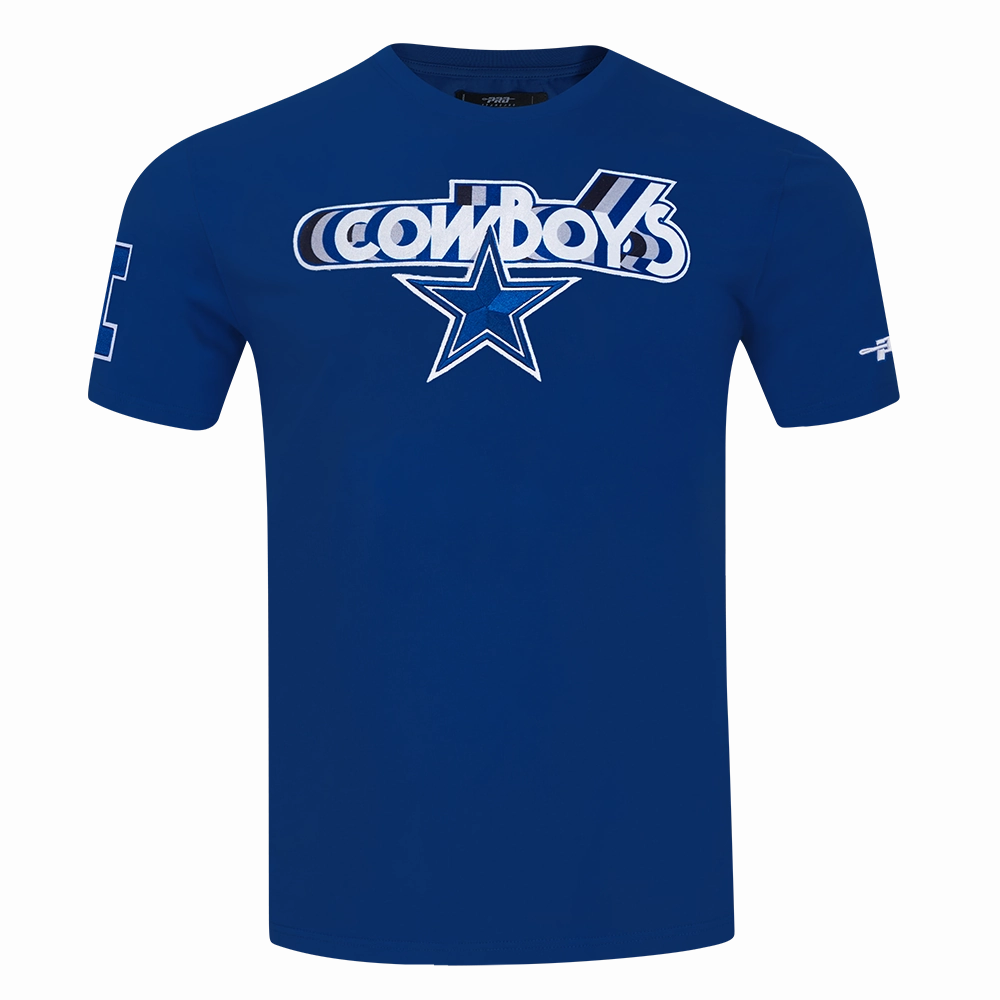 NFL DALLAS COWBOYS RETRO ELEVATION MEN'S SINGLE JERSEY TEE (DODGER BLUE)