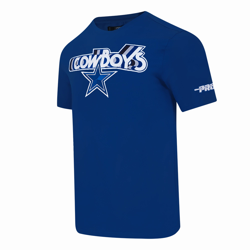 NFL DALLAS COWBOYS RETRO ELEVATION MEN'S SINGLE JERSEY TEE (DODGER BLUE)