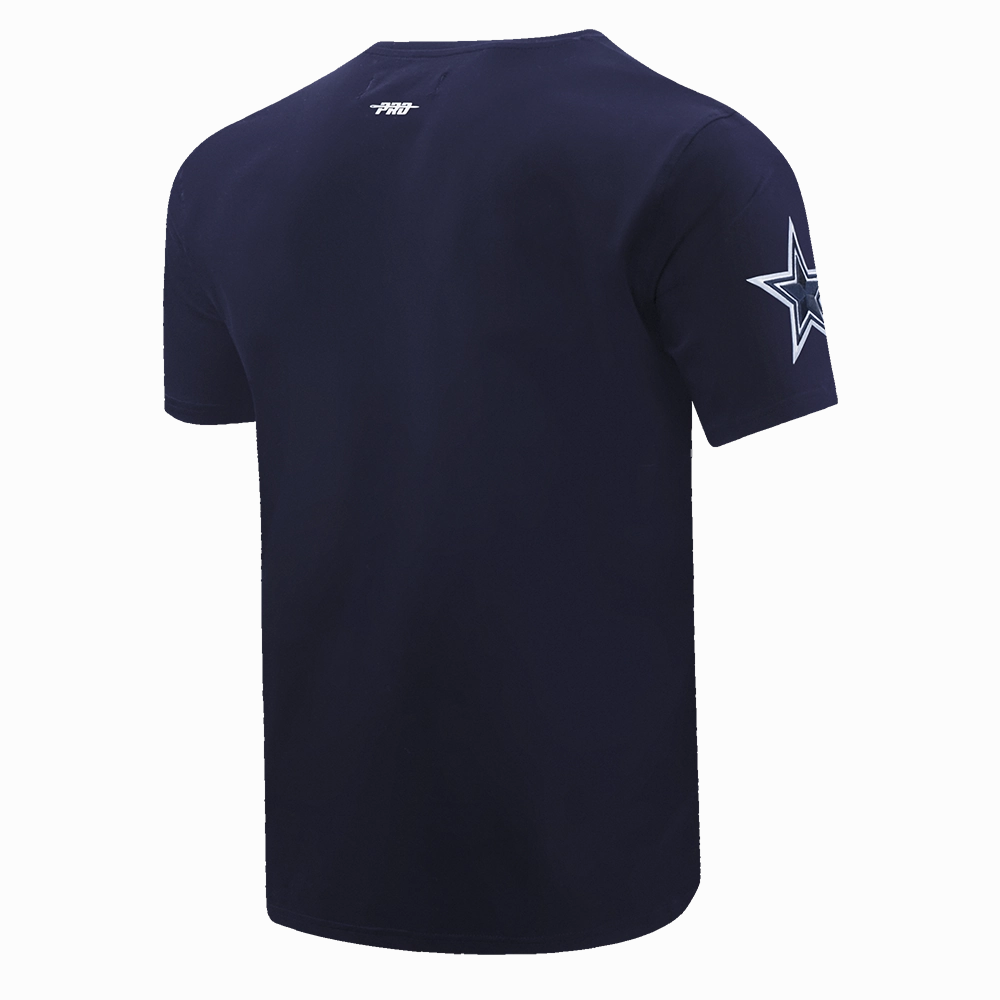 NFL DALLAS COWBOYS SCRIPT TAIL MEN'S   TEE (MIDNIGHT NAVY)