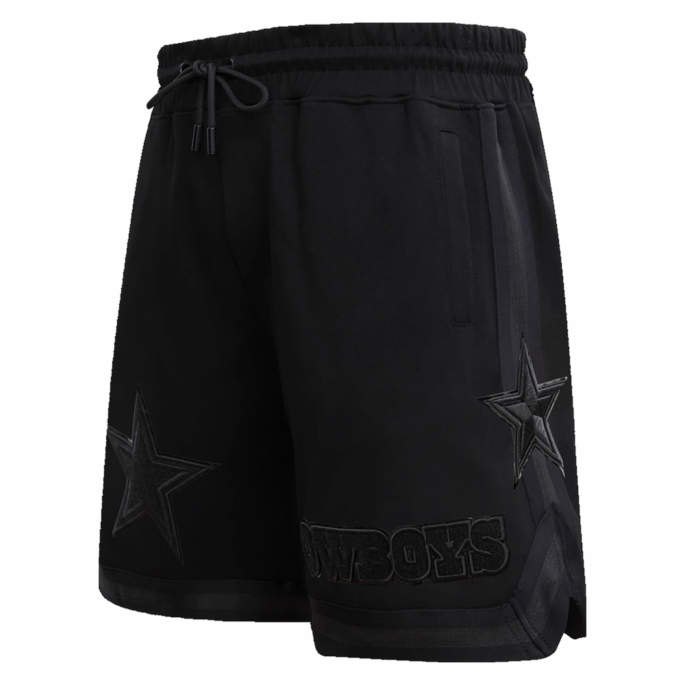 NFL DALLAS COWBOYS TRIPLE BLACK MEN'S SHORT (BLACK)