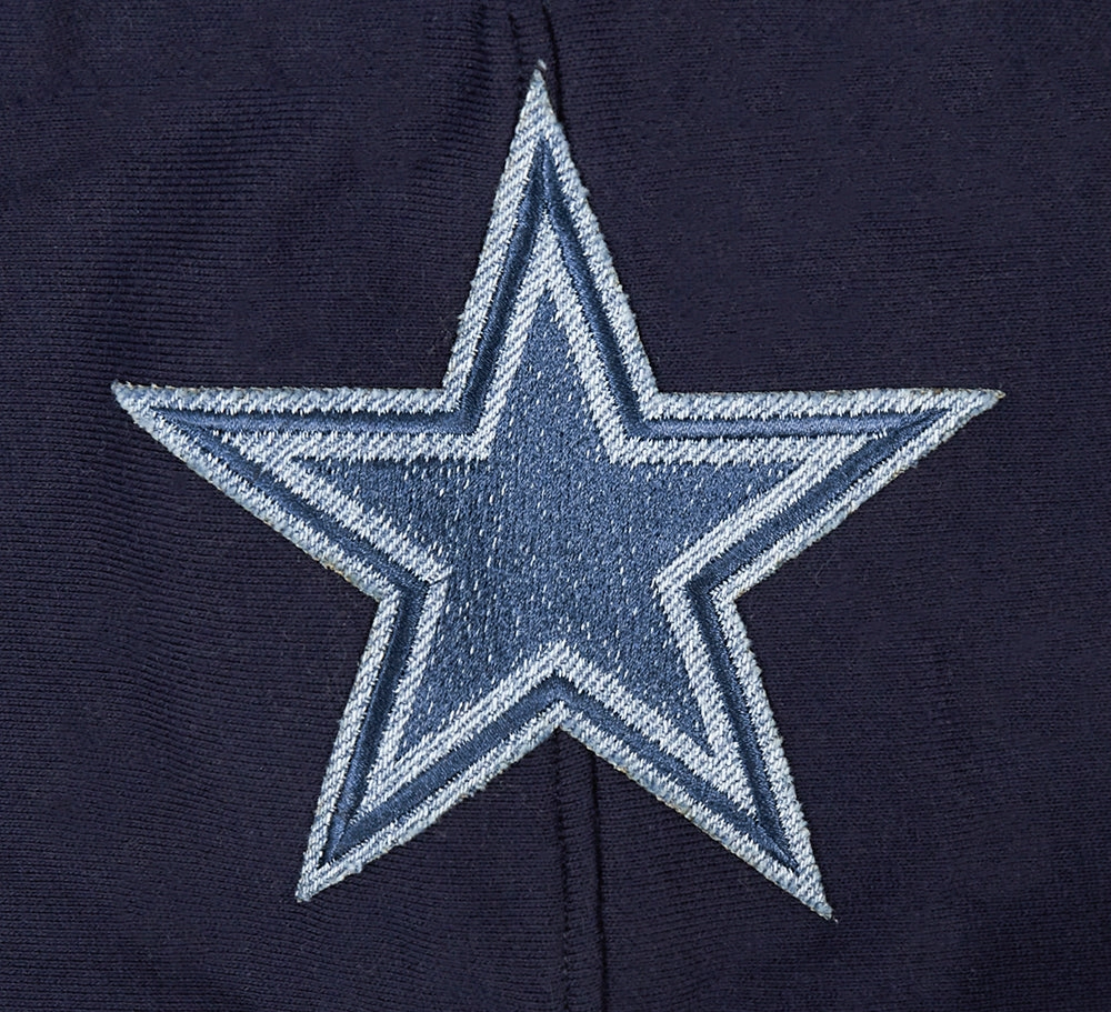 NFL DALLAS COWBOYS VARSITY BLUES MEN'S PULLOVER HOODIE (MIDNIGHT NAVY)