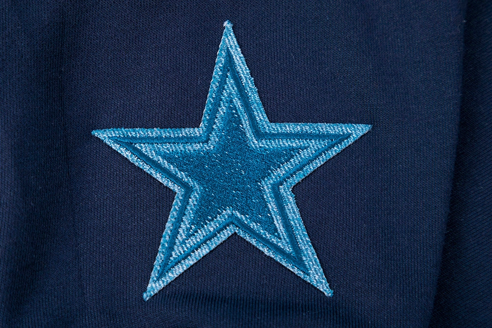 NFL DALLAS COWBOYS VARSITY BLUES WOMEN'S CREWNECK (MIDNIGHT NAVY)
