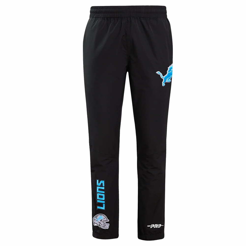 NFL DETROIT LIONS CLASSIC WIND SUIT MEN'S WOVEN PANT (GRAY)