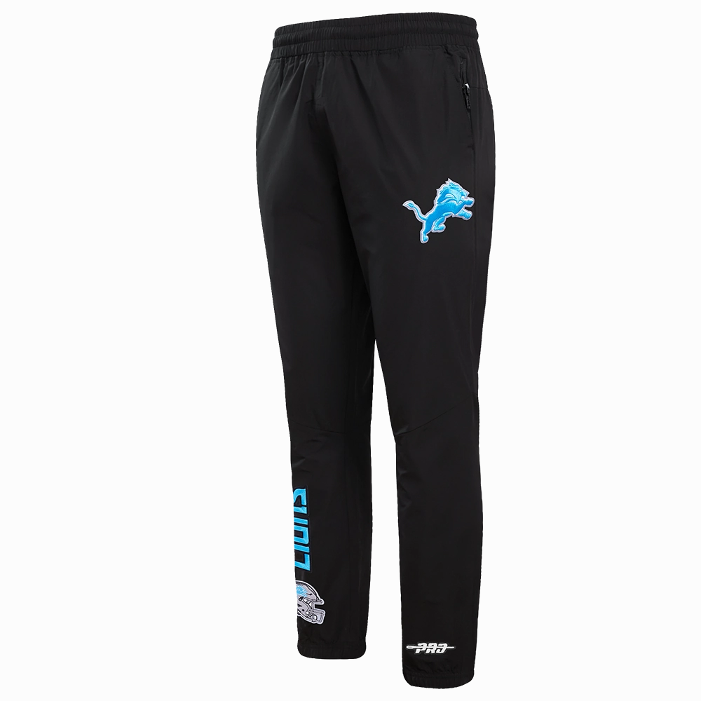 NFL DETROIT LIONS CLASSIC WIND SUIT MEN'S WOVEN PANT (GRAY)