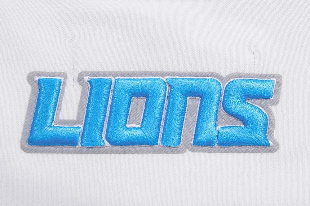 NFL DETROIT LIONS CLASSIC WOMEN'S CREWNECK (WHITE)
