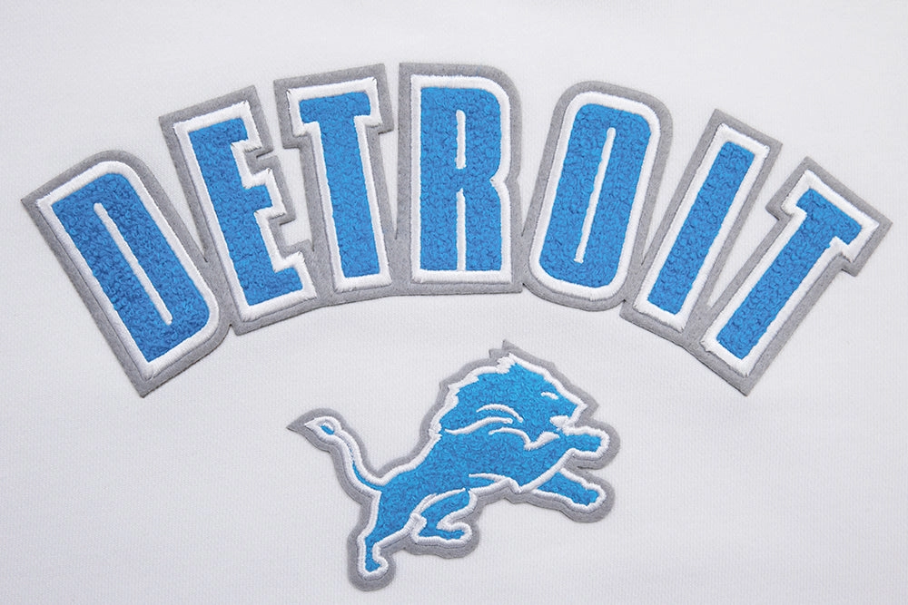 NFL DETROIT LIONS CLASSIC WOMEN'S CREWNECK (WHITE)