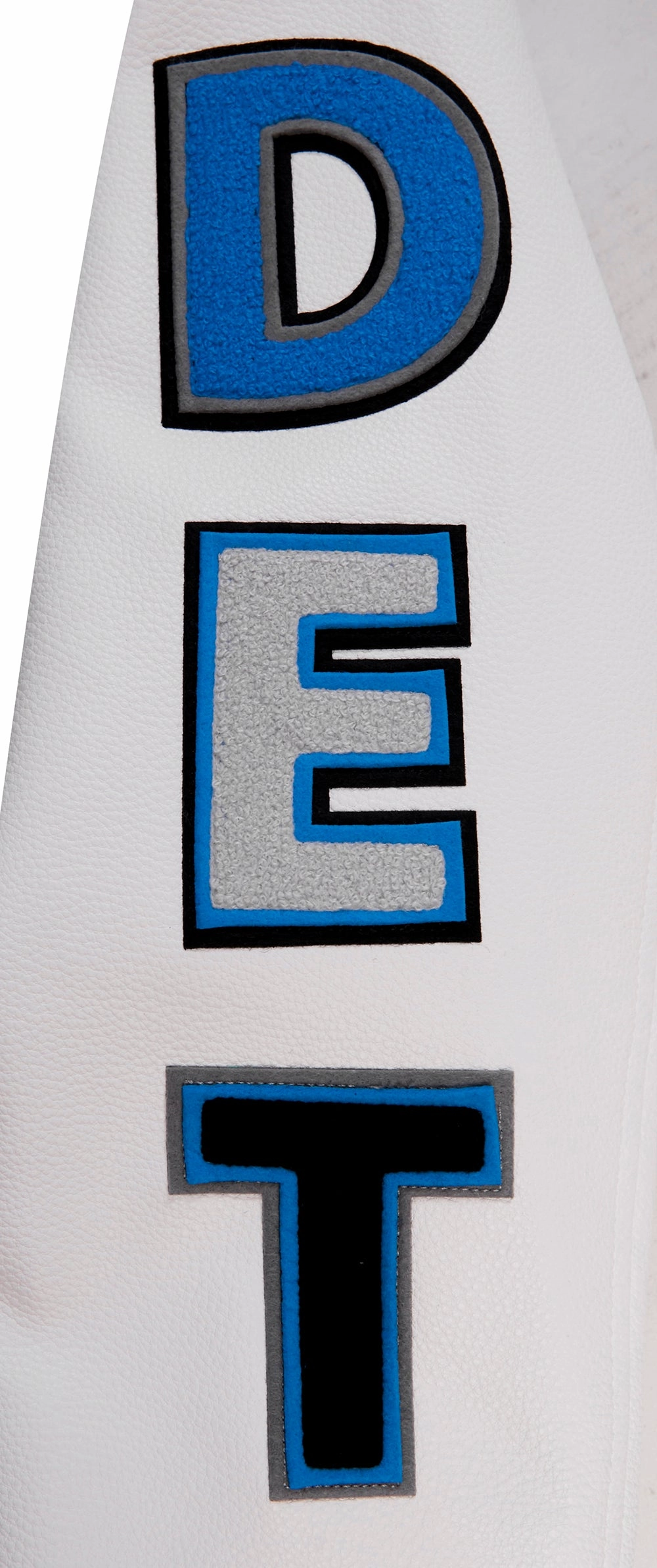 NFL DETROIT LIONS CLASSIC WOOL MEN'S VARSITY JACKET (GRAY/WHITE)