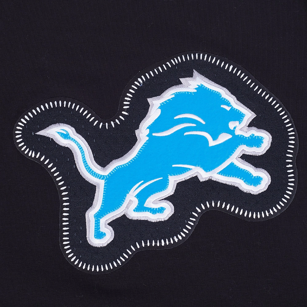 NFL DETROIT LIONS DIY PICK STITCH MEN'S SINGLE JERSEY TEE (BLACK)