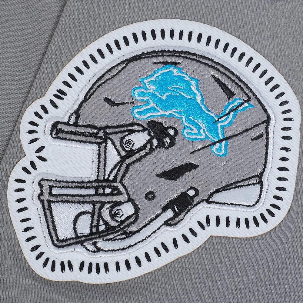 NFL DETROIT LIONS DIY PICK STITCH MEN'S SINGLE JERSEY TEE (GRAY)