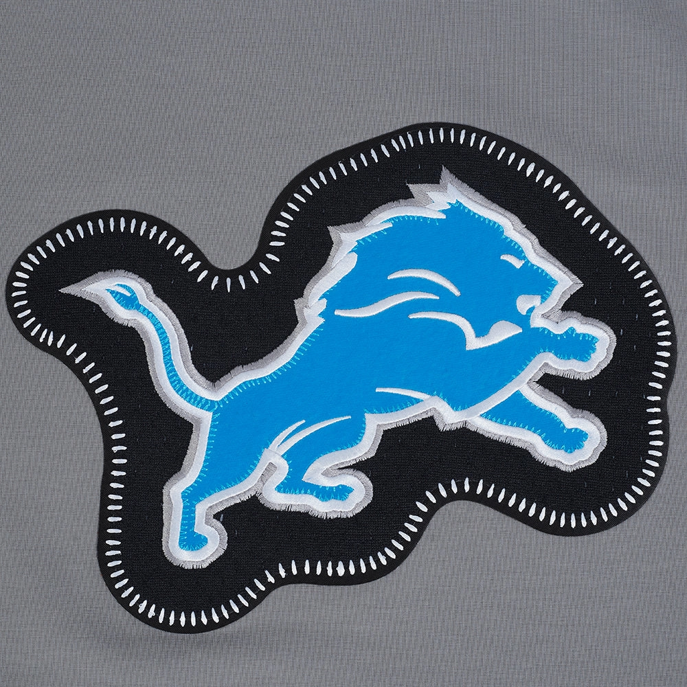 NFL DETROIT LIONS DIY PICK STITCH MEN'S SINGLE JERSEY TEE (GRAY)