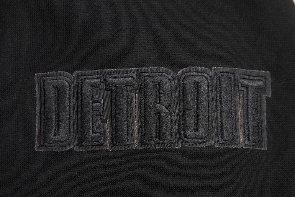NFL DETROIT LIONS NEUTRAL DROP SHOULDER MEN'S CREWNECK (BLACK)
