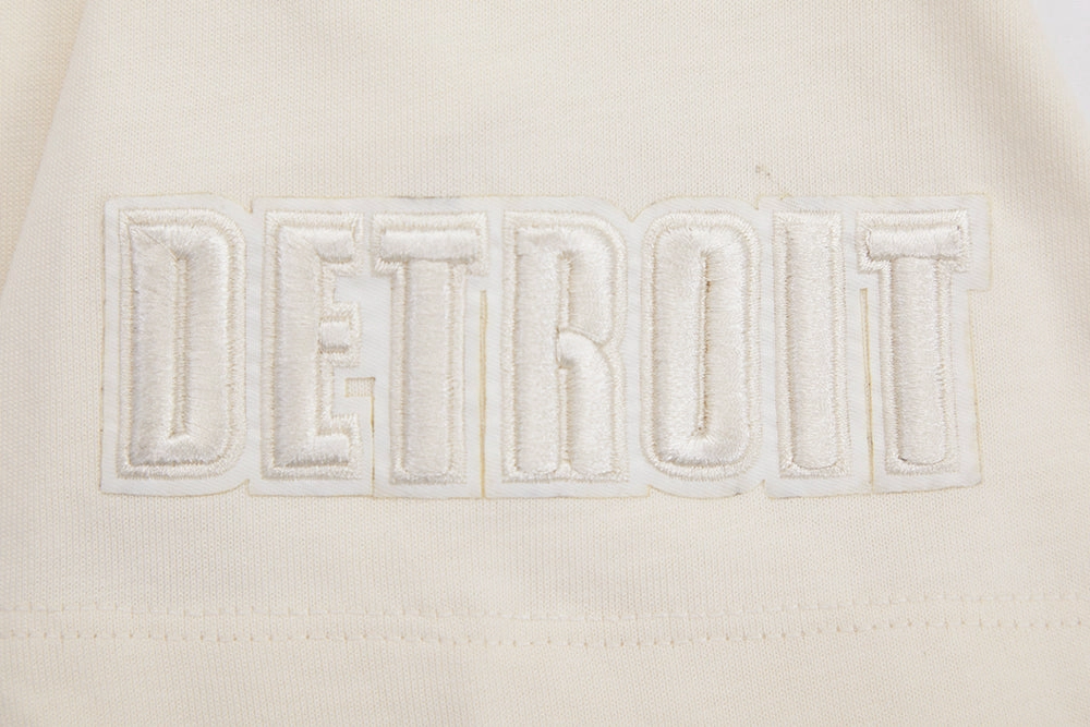 NFL DETROIT LIONS NEUTRAL MEN'S COTTON JERSEY DROP SHOULDER TEE (EGGSHELL)