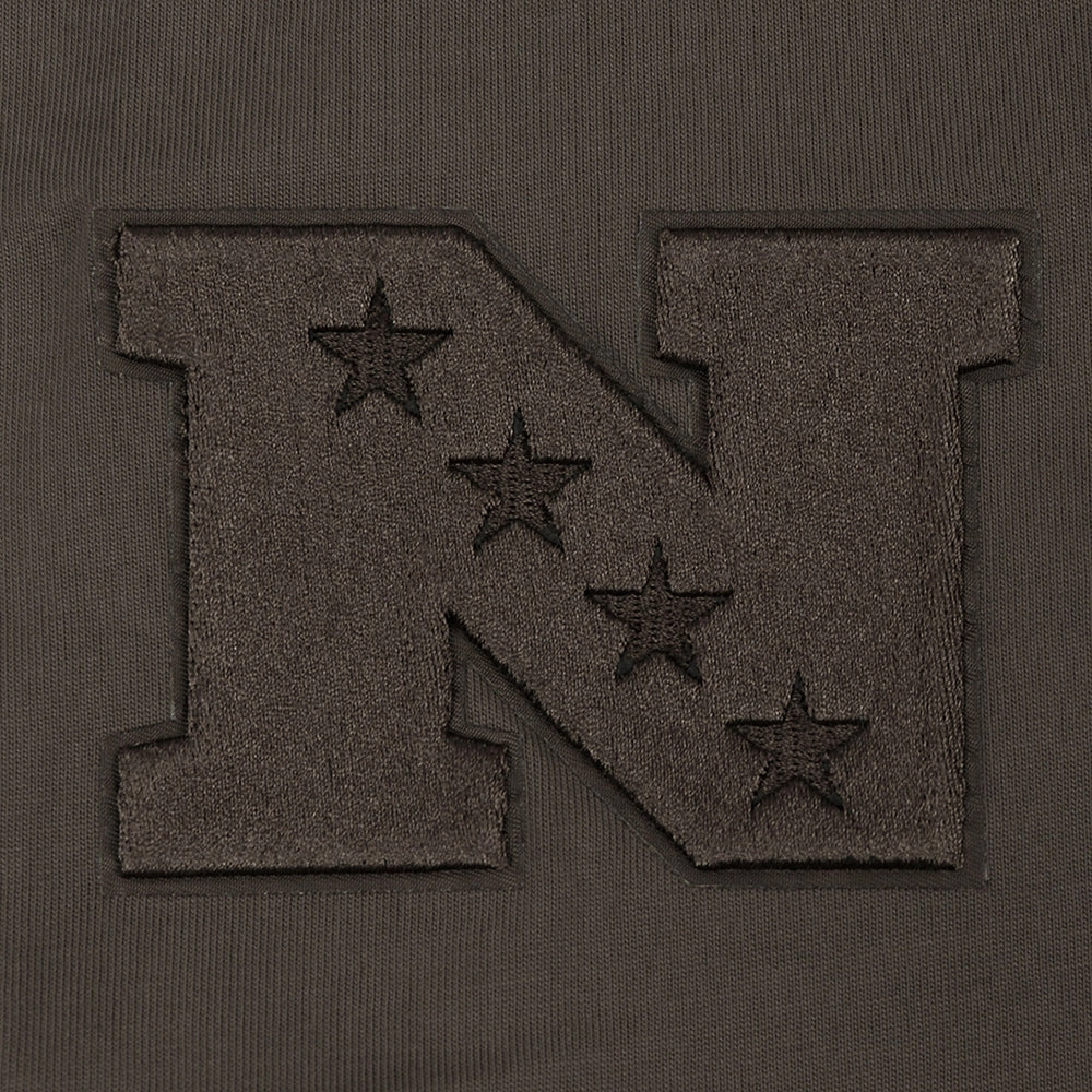 NFL DETROIT LIONS NEUTRAL MEN'S DROP SHOULDER TEE (DARK TAUPE)