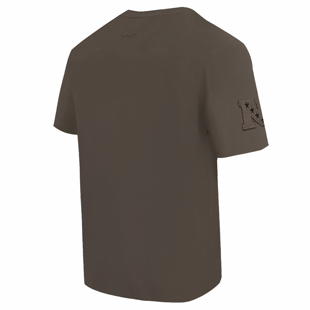 NFL DETROIT LIONS NEUTRAL MEN'S DROP SHOULDER TEE (DARK TAUPE)