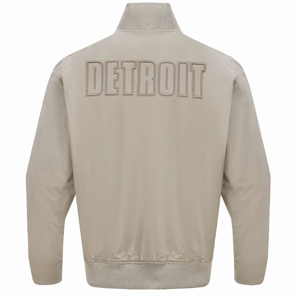 NFL DETROIT LIONS NEUTRAL TWILL JACKET (TAUPE)