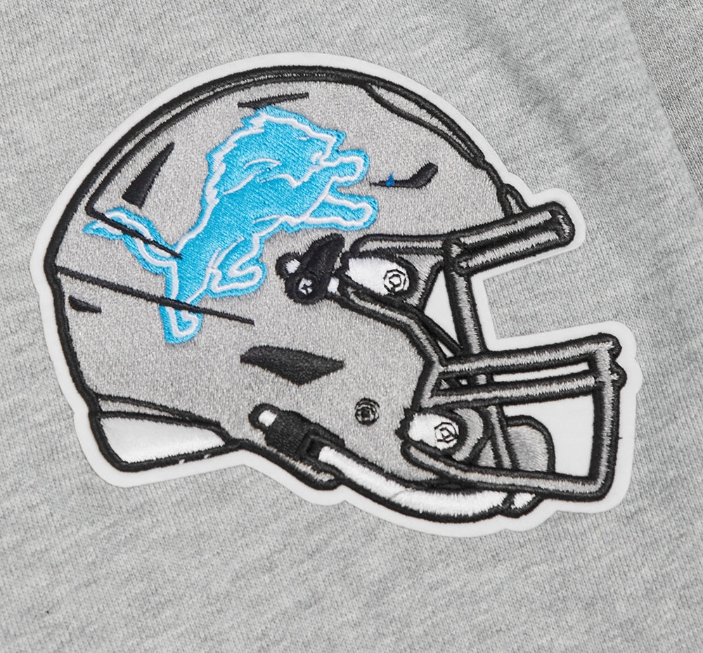 NFL DETROIT LIONS OLD ENGLISH MEN'S TEE (HEATHER GREY)