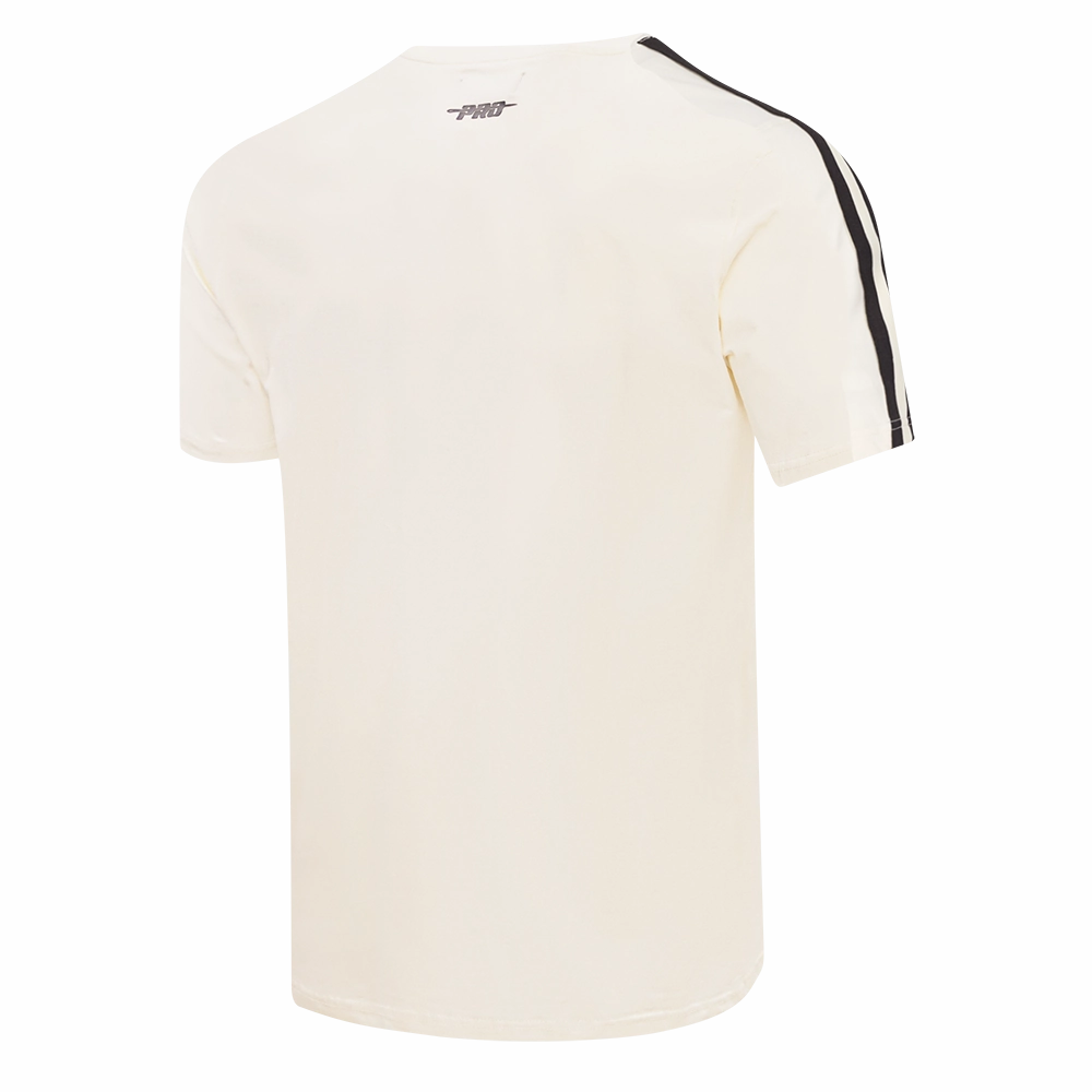 NFL DETROIT LIONS RETRO CLASSIC MEN'S STRIPED TEE (EGGSHELL/ BLACK)