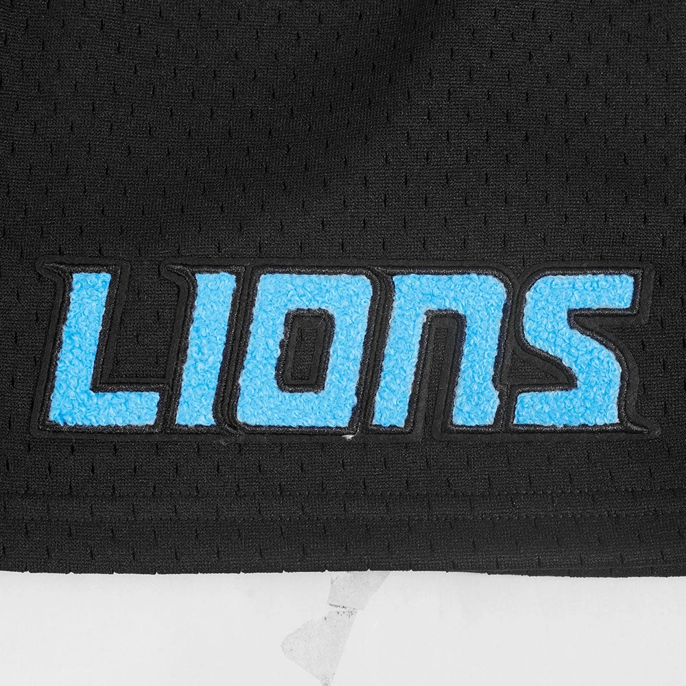 NFL DETROIT LIONS SOUVENIR MEN'S MESH SHORT (BLACK)