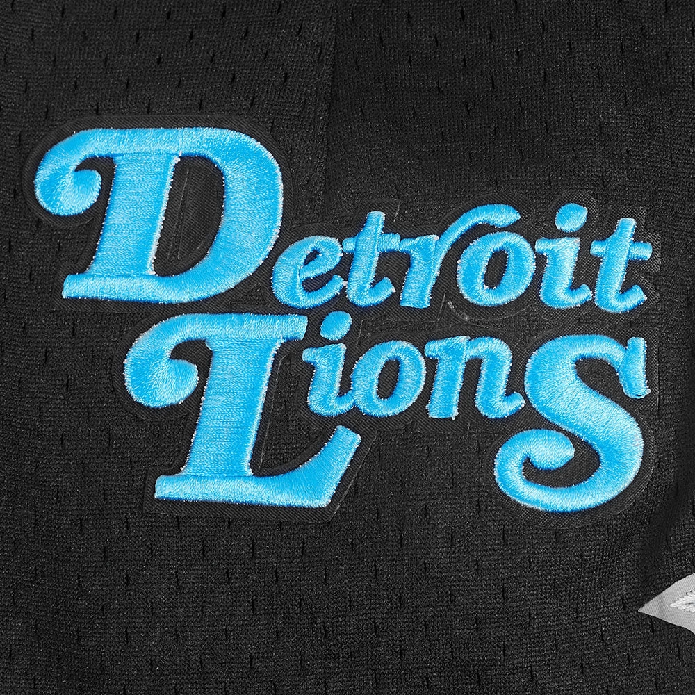 NFL DETROIT LIONS SOUVENIR MEN'S MESH SHORT (BLACK)