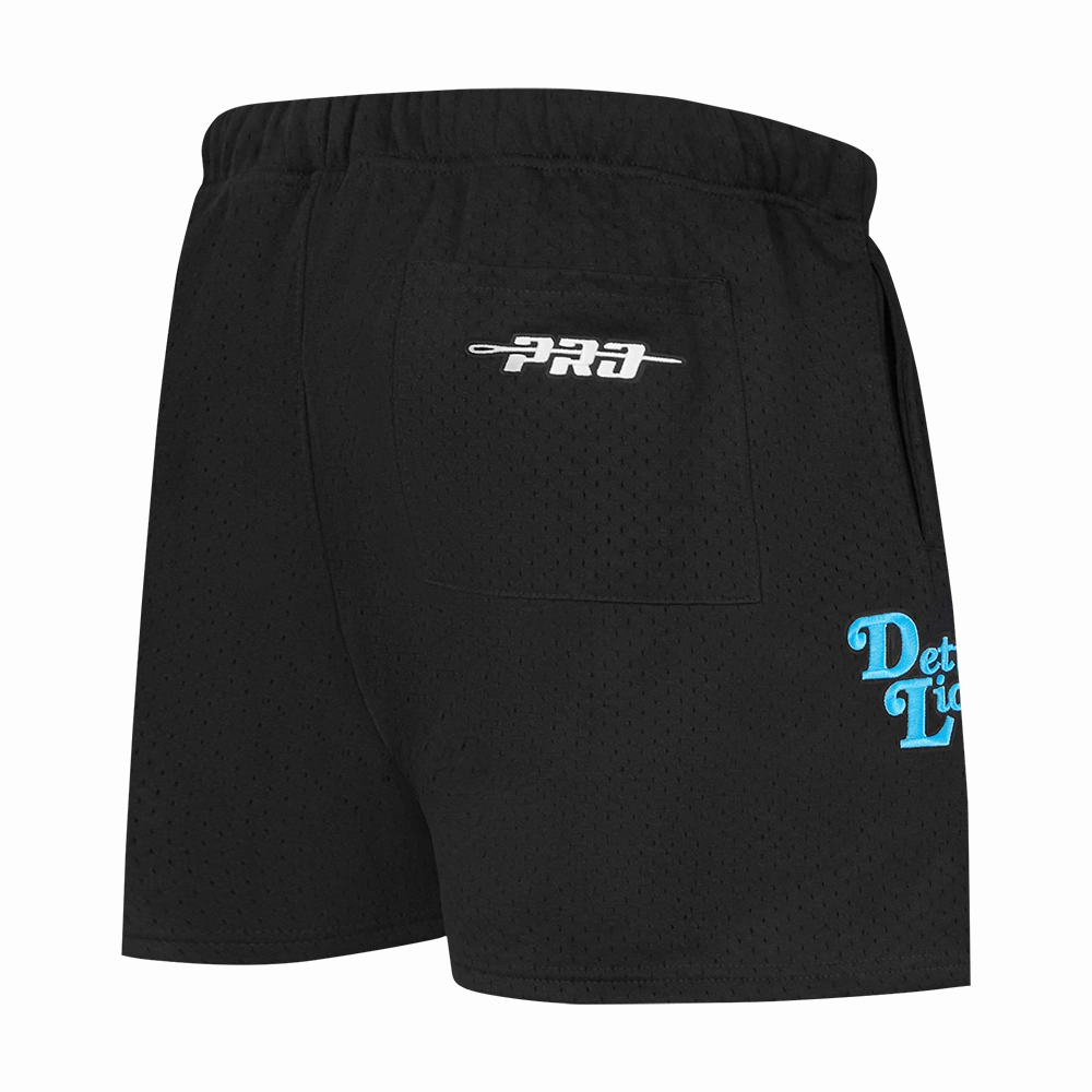 NFL DETROIT LIONS SOUVENIR MEN'S MESH SHORT (BLACK)