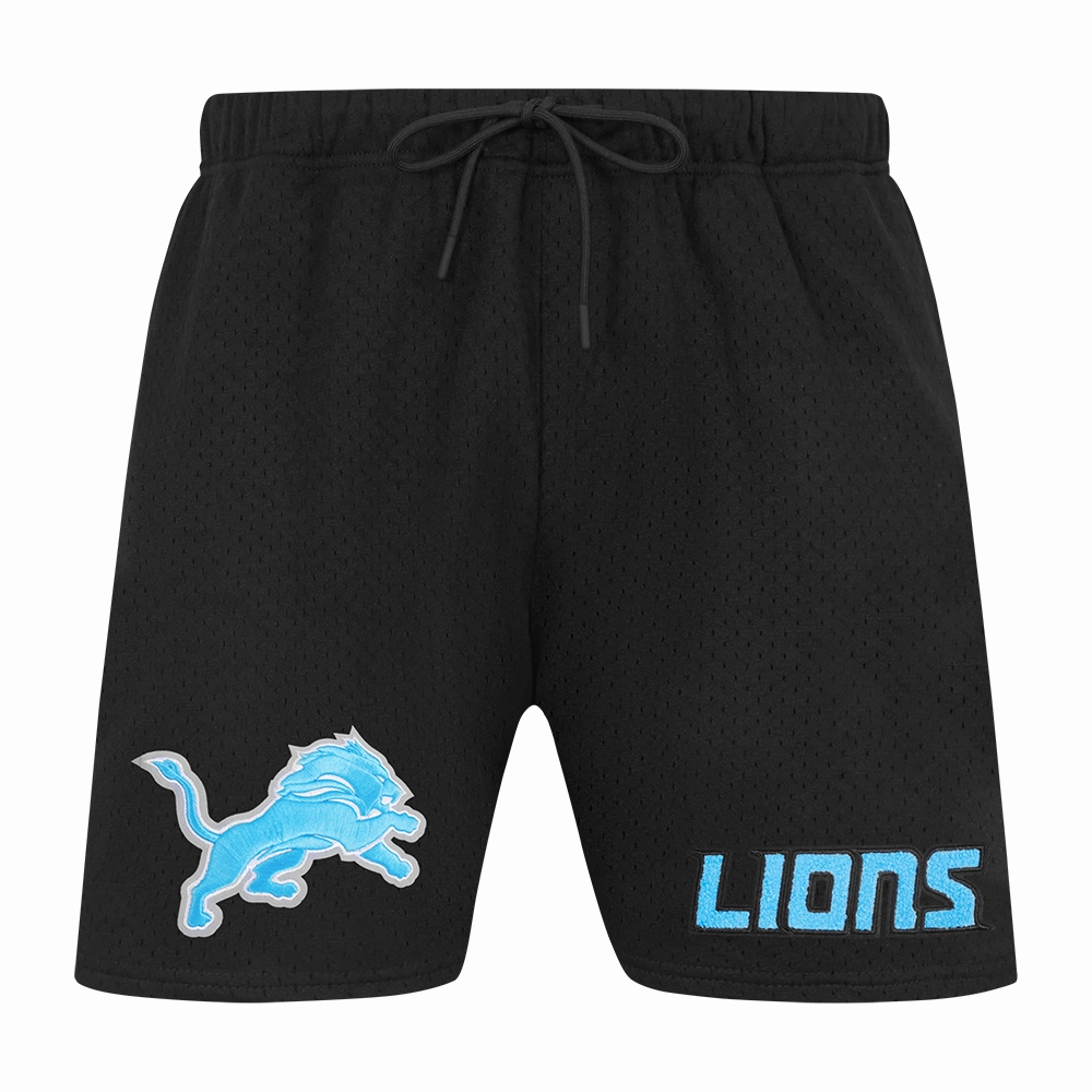 NFL DETROIT LIONS SOUVENIR MEN'S MESH SHORT (BLACK)
