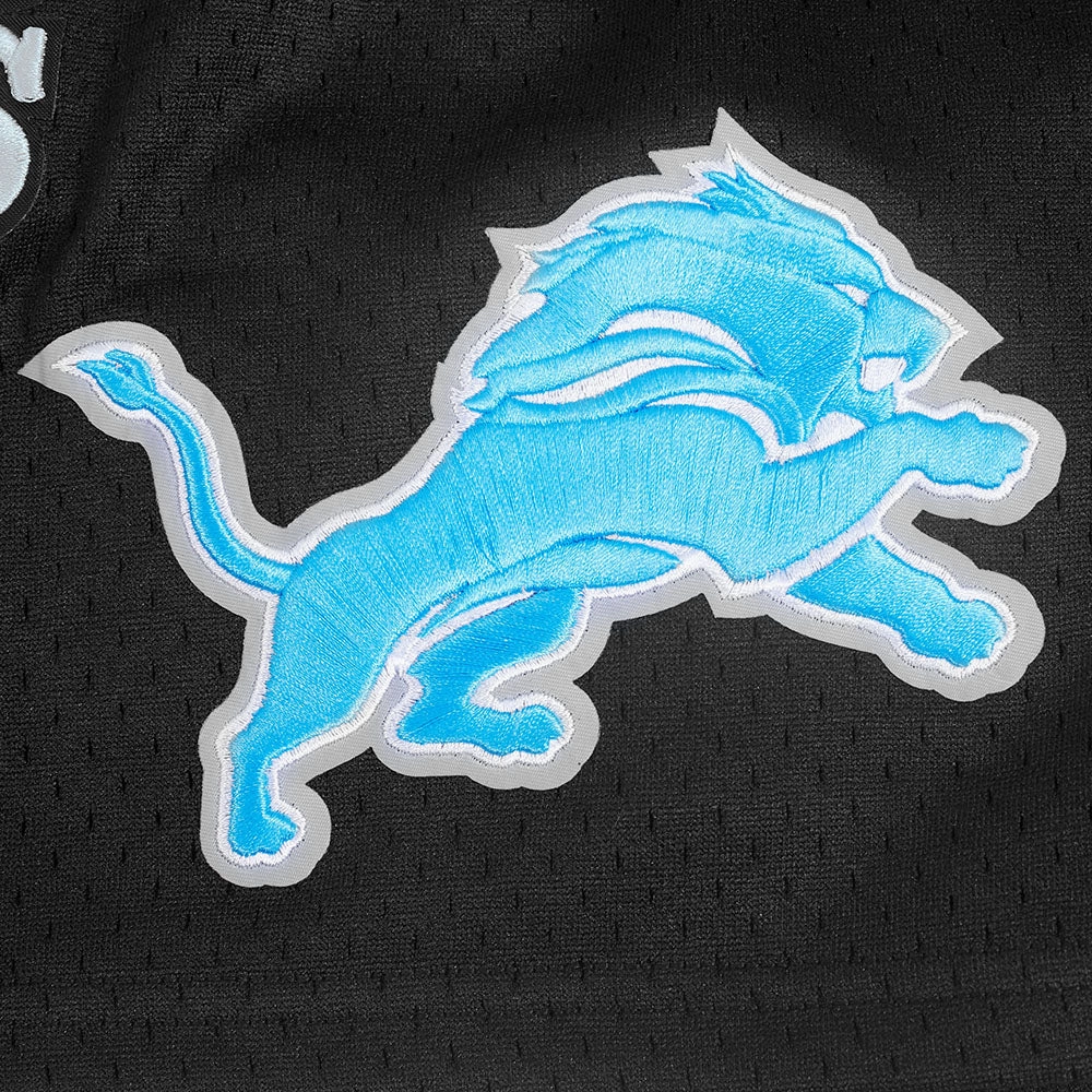 NFL DETROIT LIONS SOUVENIR MEN'S MESH SHORT (BLACK)