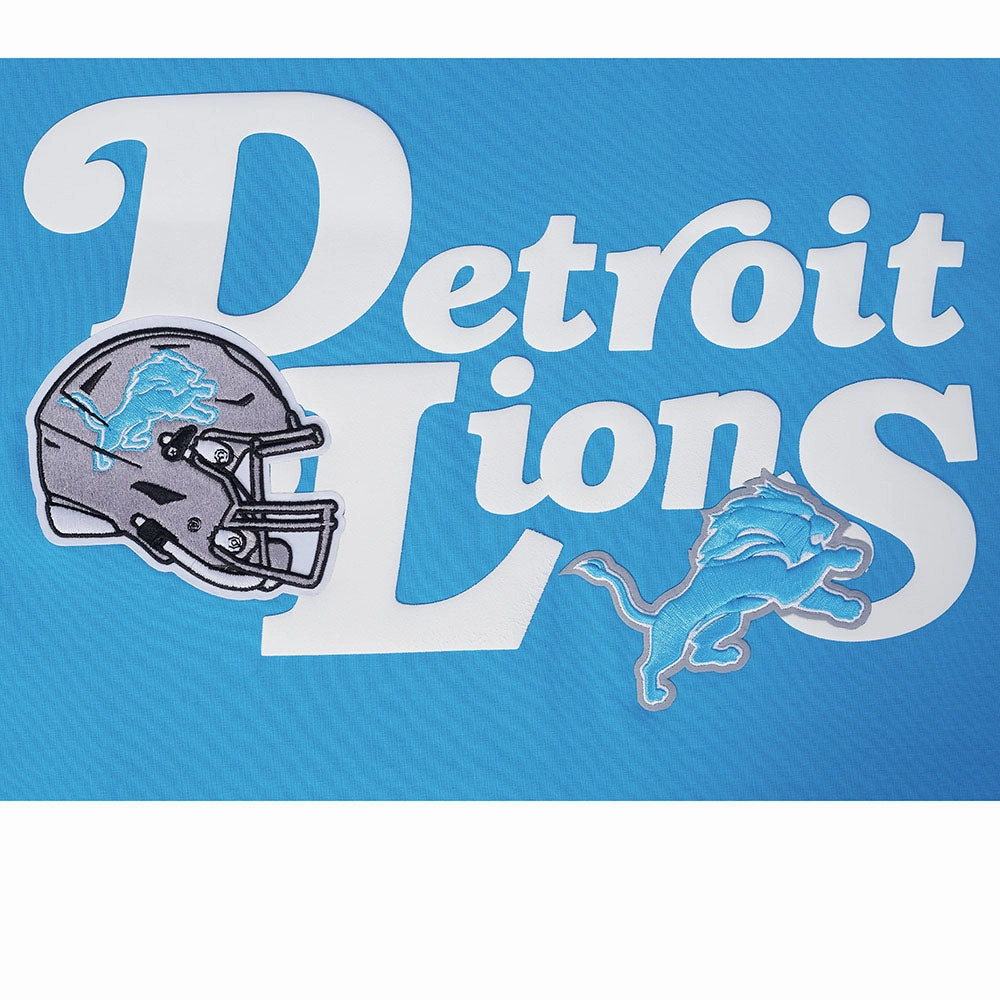 NFL DETROIT LIONS SOUVENIR MEN'S SINGLE JERSEY TEE (AQUA)