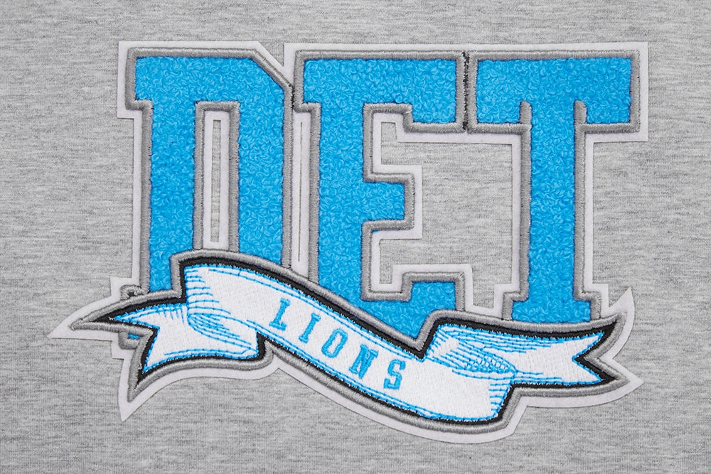 NFL DETROIT LIONS TEAM PENNANTS MEN'S   TEE (HEATHER GREY)