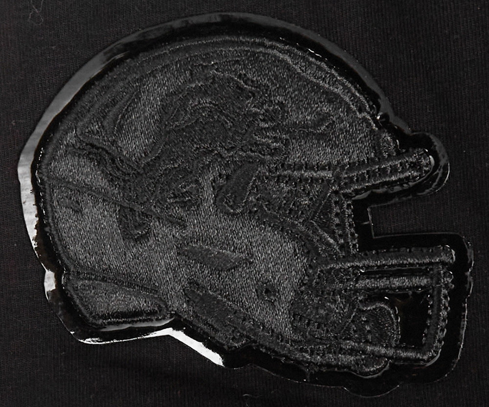 NFL DETROIT LIONS TRIPLE BLACK WOMEN'S SLIM FIT TEE (TRIPLE BLACK WOMEN'S)