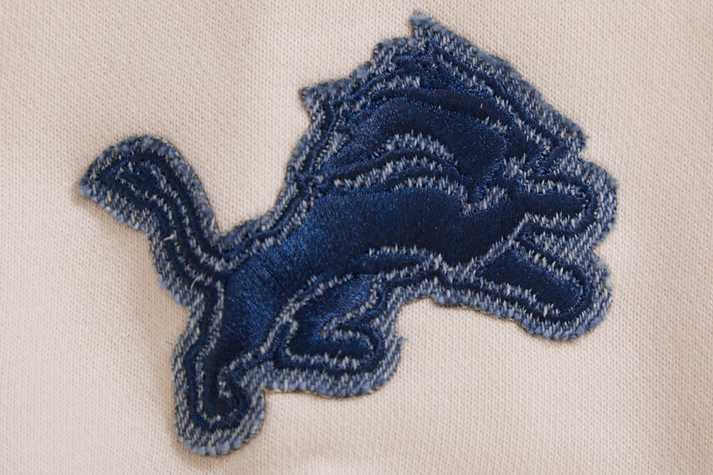 NFL DETROIT LIONS VARSITY BLUES WOMEN'S CREWNECK (LINEN)