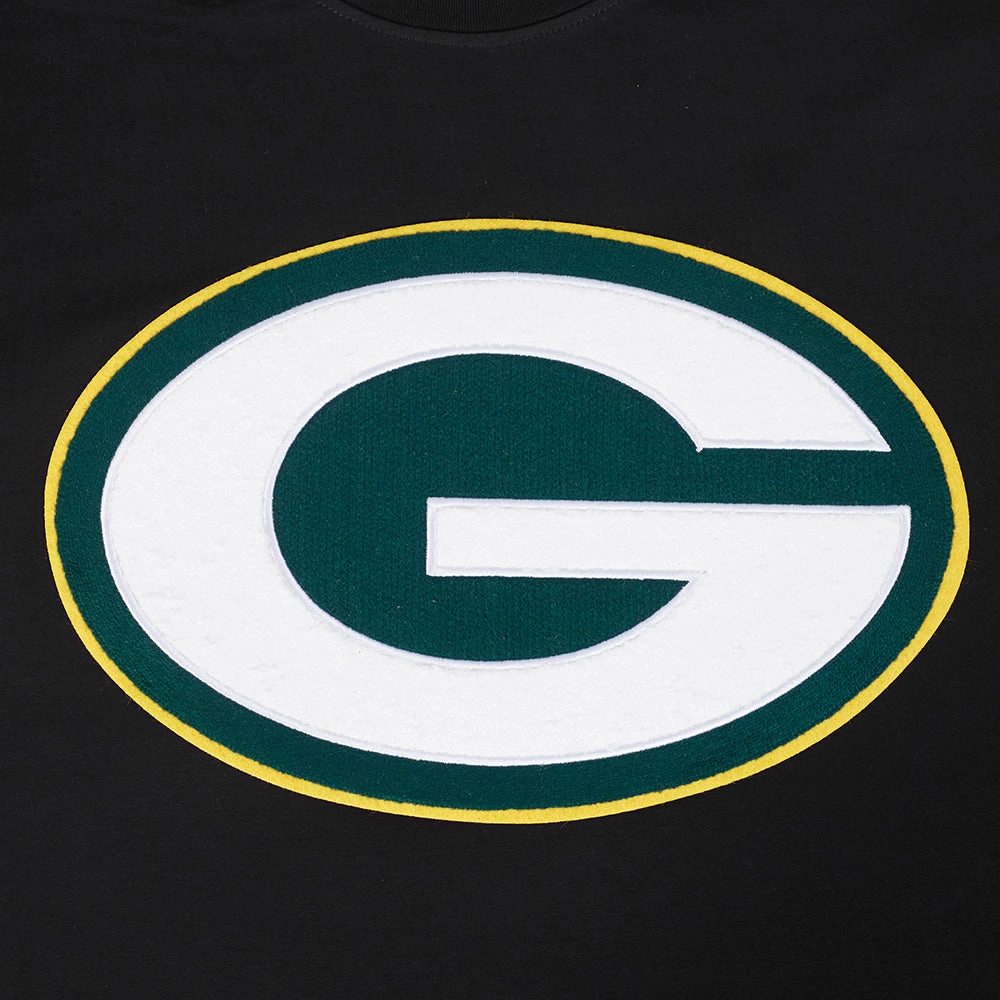 NFL GREEN BAY PACKERS MASHUP MEN'S TEE (BLACK)