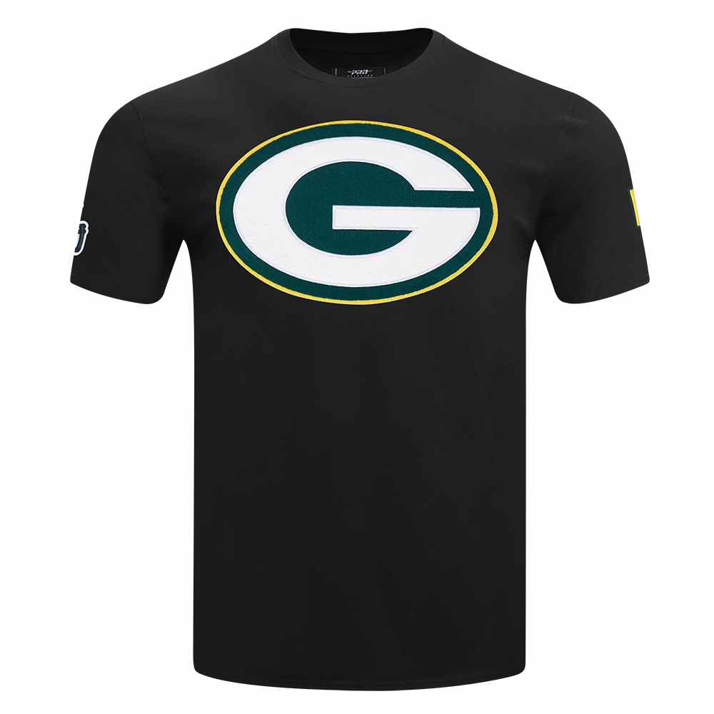 NFL GREEN BAY PACKERS MASHUP MEN'S TEE (BLACK)