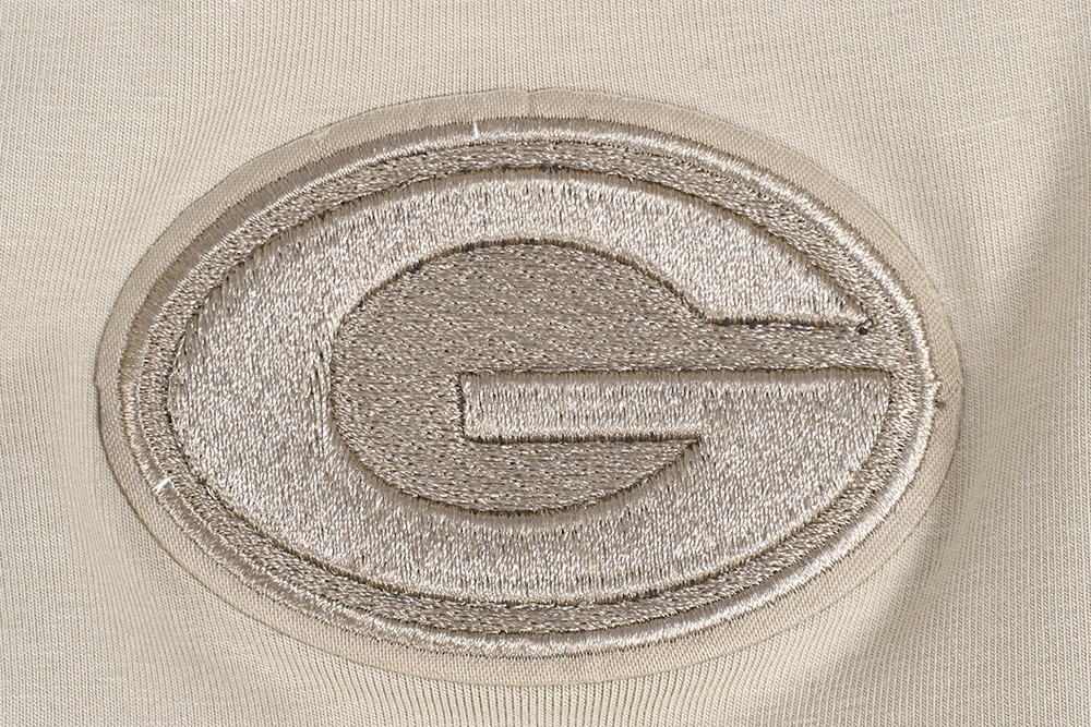 NFL GREEN BAY PACKERS NEUTRAL WOMEN'S BOXY TEE (TAUPE)