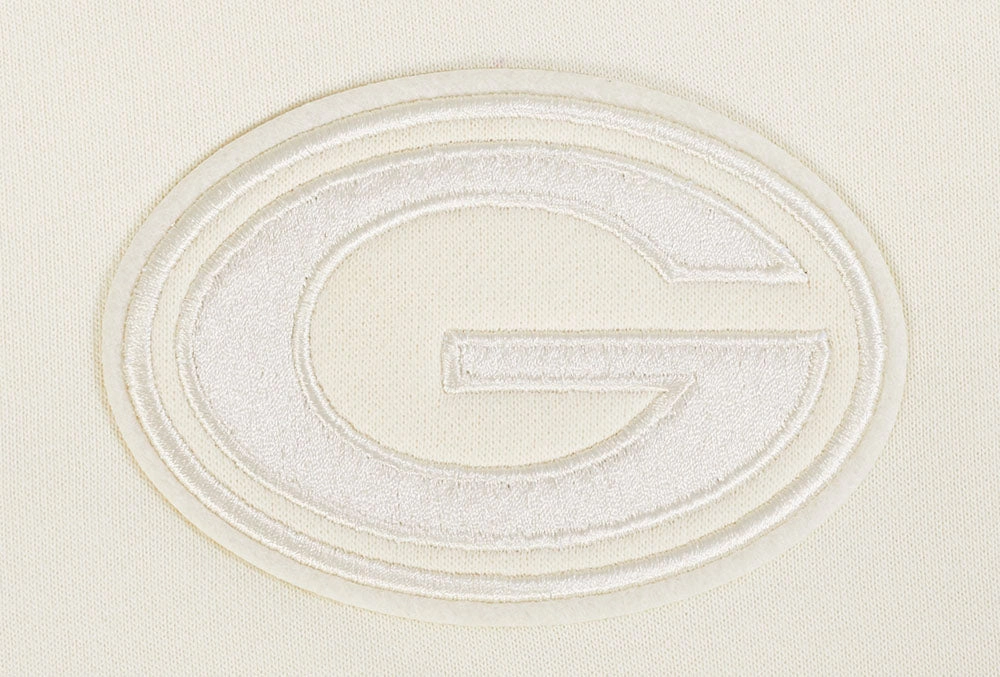NFL GREEN BAY PACKERS NEUTRAL WOMEN'S CREWNECK (EGGSHELL)